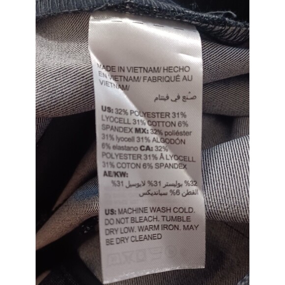 Chico's Women's Secret Stretch Straight Leg Crop Pants Size 14 - Picture 6 of 10